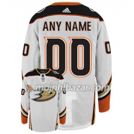 Dresovi Anaheim Ducks Custom Adidas Bijela Authentic - Muške